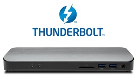 Kensington docking station with Thunderbolt icon