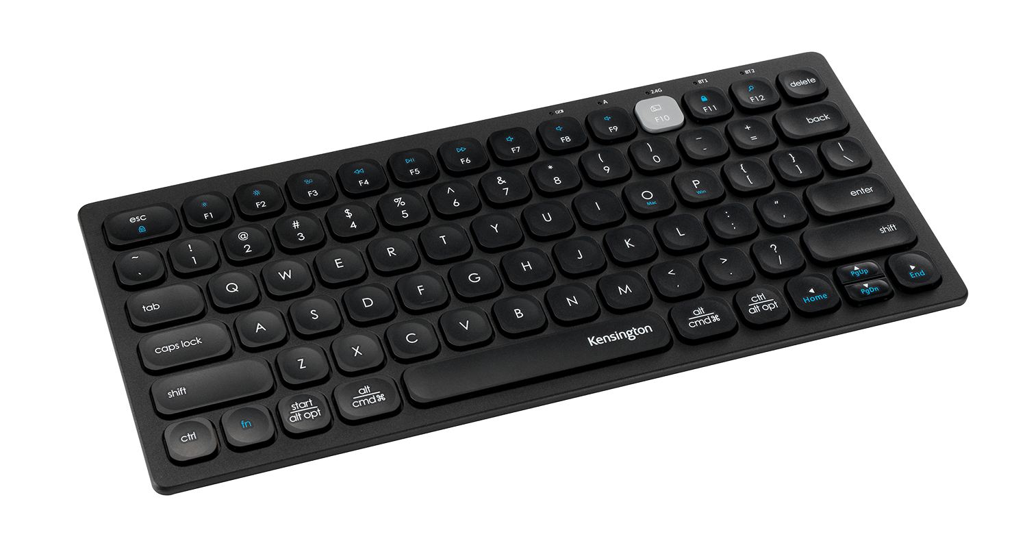 Kensington Teclado compacto multidispositivo con tecnología inalámbrica dual