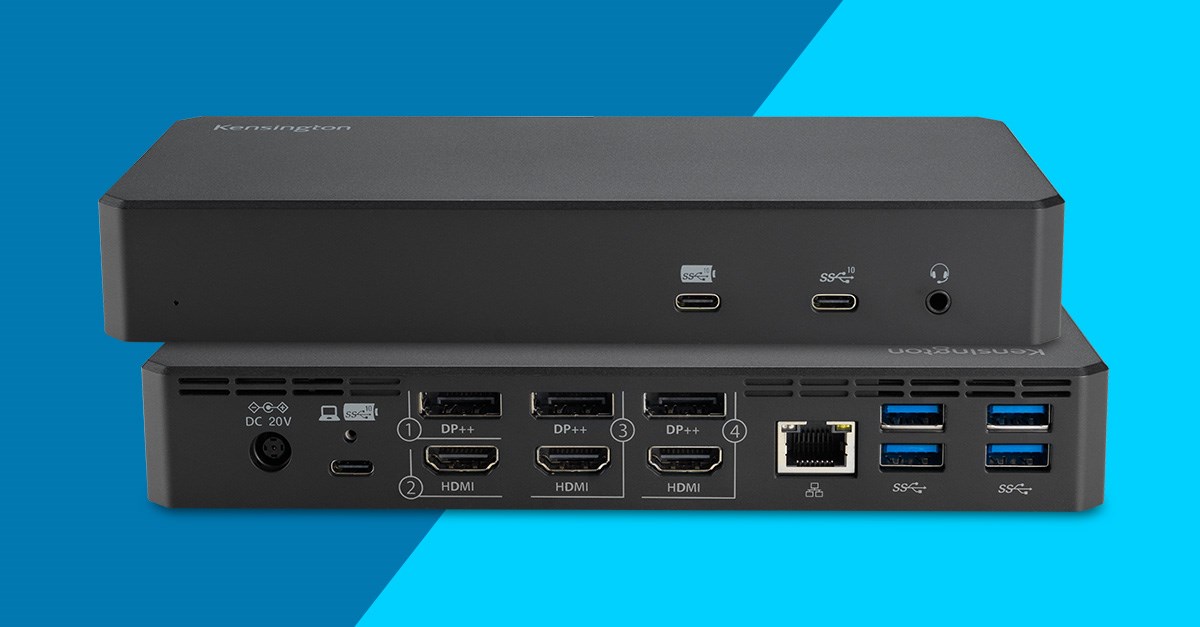 SD4790P USB-C® and USB-A Quad 4K Hybrid Dock.