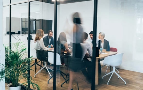 People in conference room