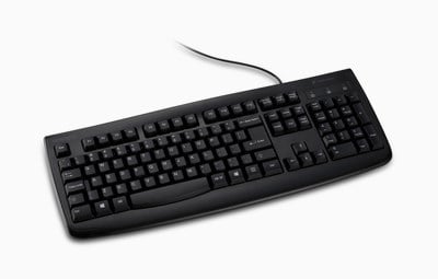 Wired washable Keyboard on white background