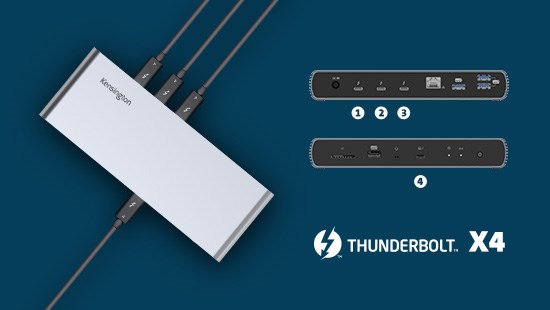 Overhead view of SD5700t docking station